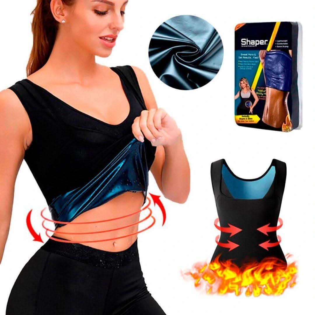 Faja Térmica Sweat Shaper Mujer - ¡Suda Más, Modela tu Cuerpo y Luce una Silueta Espectacular con Tecnología Osmotex!
