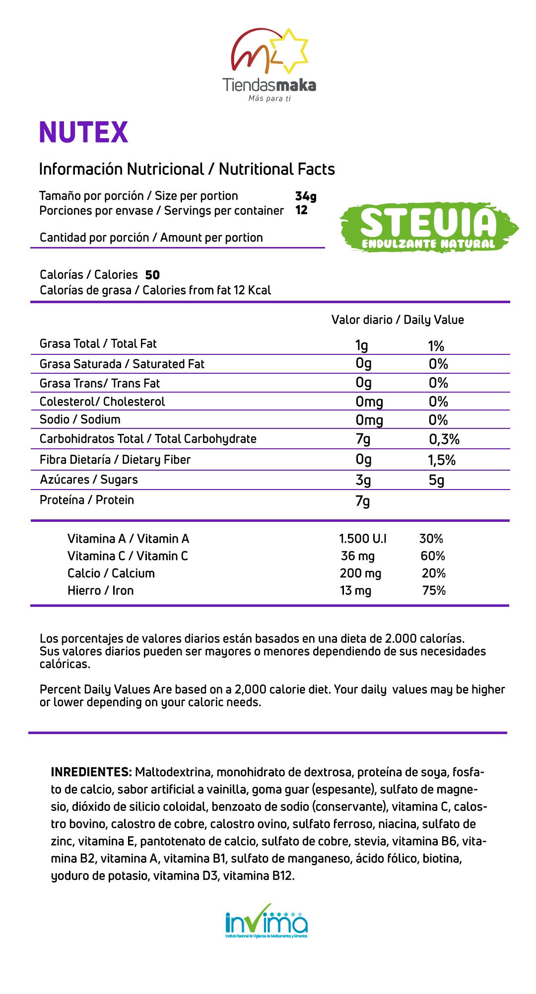 NUTEX - Calostro Bovino y Ovino: Proteína para Crecimiento y Salud Infantil