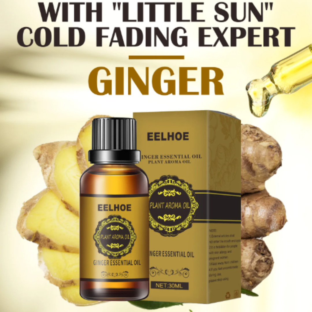 Aceite de Jengibre Quemador de Grasa y Reafirmante - ¡Moldea tu Figura, Reduce Celulitis y Revitaliza tu Piel!