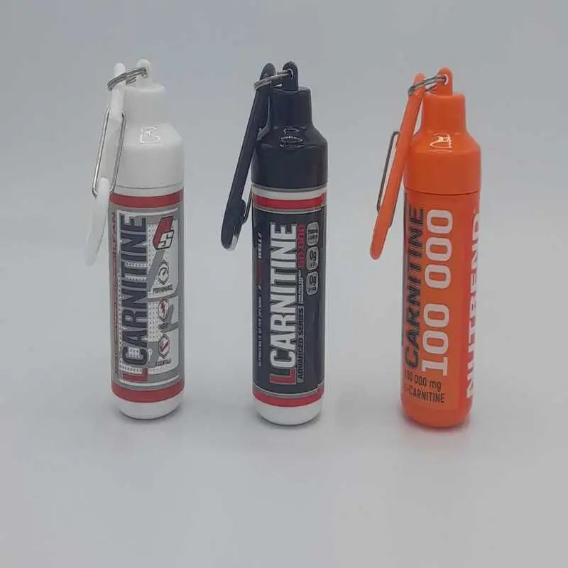 Porta Proteína 75ml con Sistema de Embudo - ¡Lleva tus Suplementos sin Derrames!