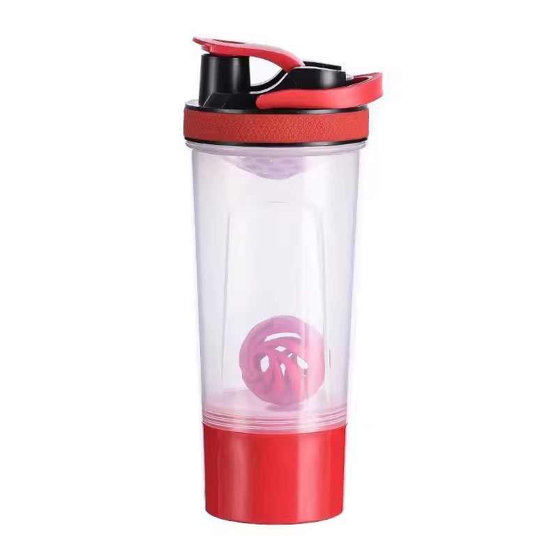 Termo Shaker 3en1 - ¡Mezclador, Organizador y Colador para tus Proteínas!