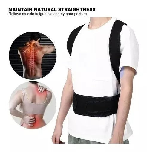 Corrector de Postura Ortopédico Unisex - ¡Alivia el Dolor, Endereza tu Espalda y Gana Confianza al Instante!