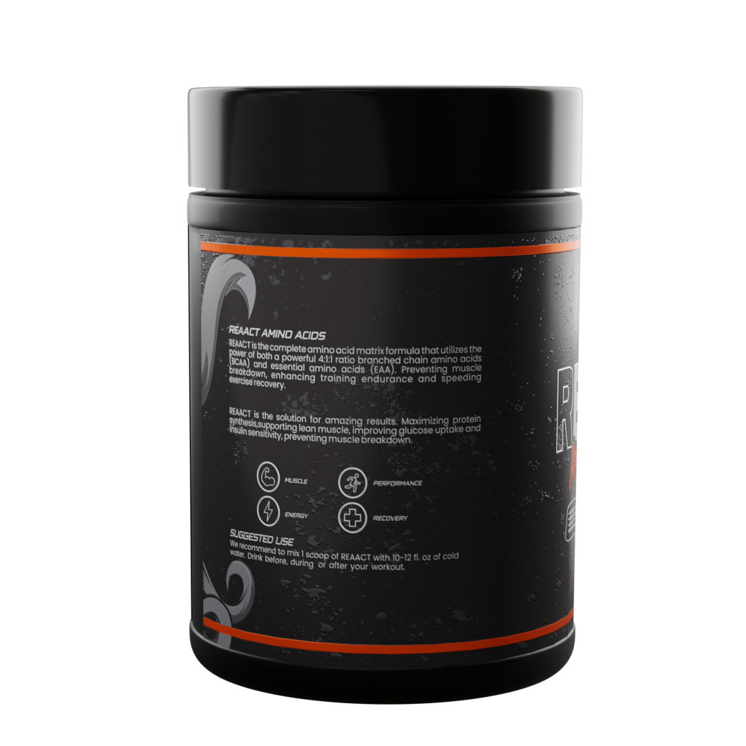 Reaact Aminoácidos Poison Pharma - ¡Explosión de Recuperación y Rendimiento Muscular Extremo!
