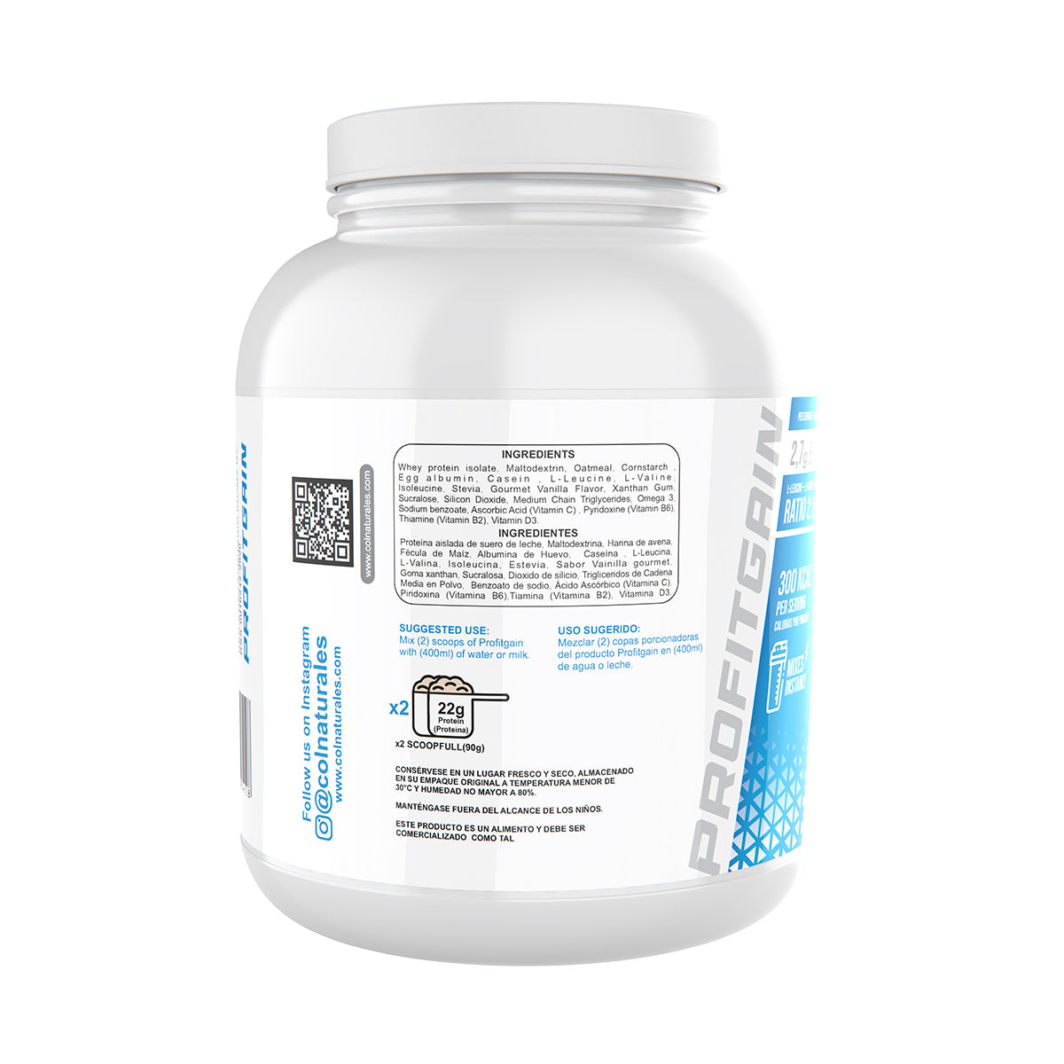 Whey Protein Isolate Profit Gain 6 Lb - Fórmula Avanzada para Volumen y Calidad Muscular