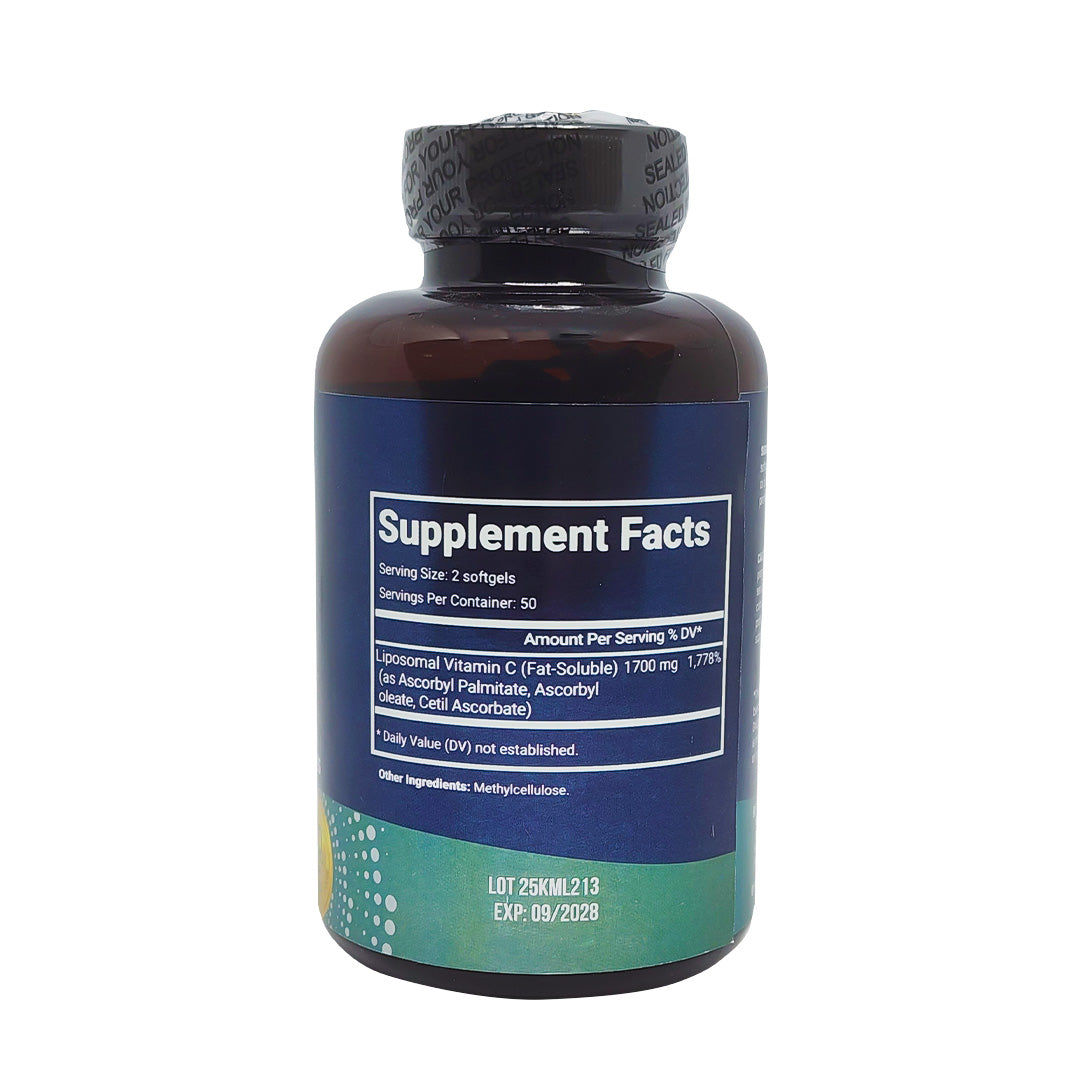 Vitamina C Liposomal 1700 mg - ¡Máxima Absorción, Inmunidad Poderosa y Piel Radiante!