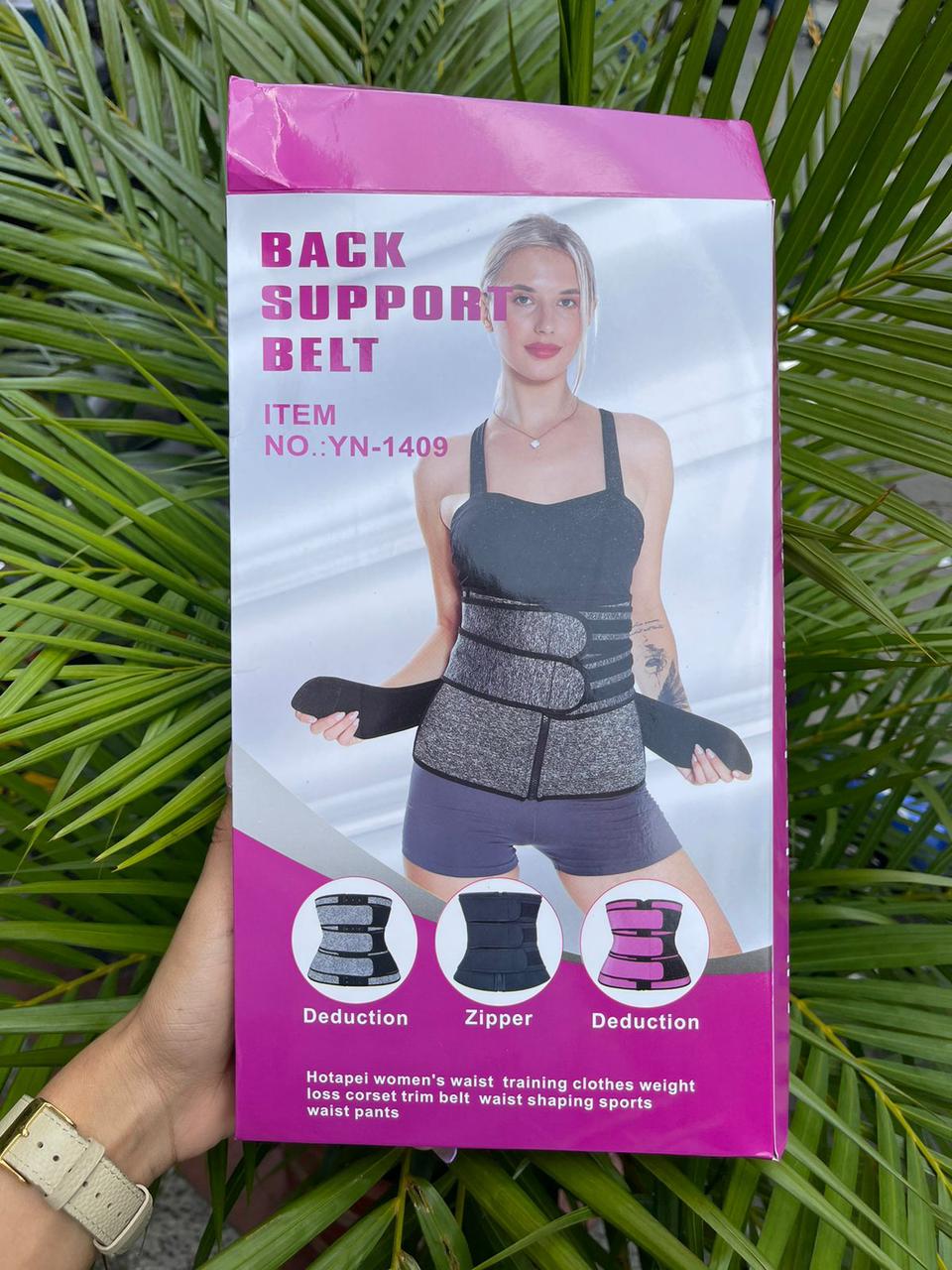 Faja Reductora Deportiva Doble Cinturón Fucsia - ¡Control, Soporte y Estilo para tu Zona Abdominal!