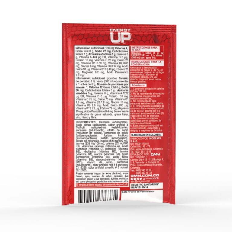 COMBO FUERZA TOTAL: Proteína Super Mega Gainer 5 Lb + Termo + 25 Energy Up